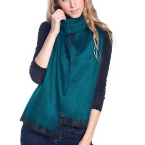 Shupaca Alpaca Scarf Midnight Turquoise Rectangle Scarf